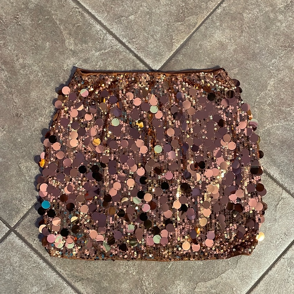Sparkly Gold Skirt